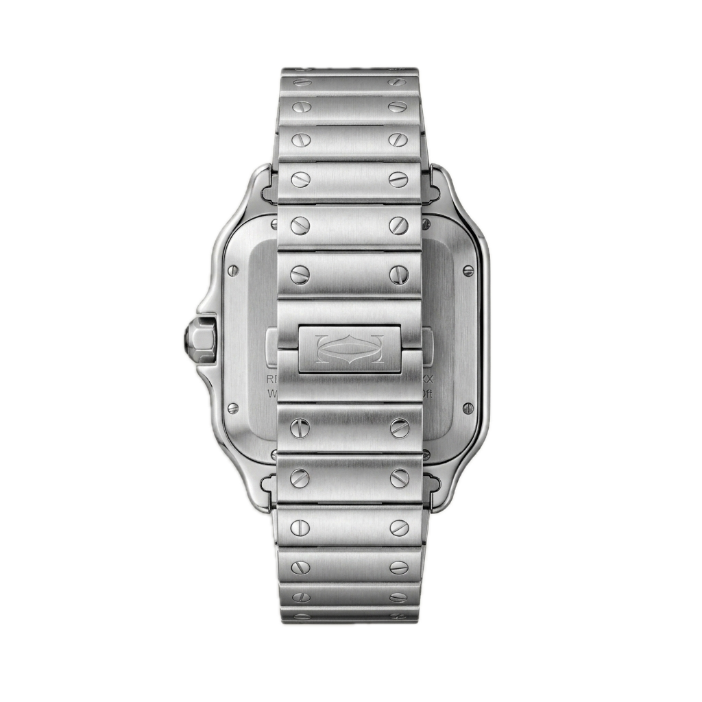 CARTIER SANTOS DE CARTIER WATCH SILVER GREY