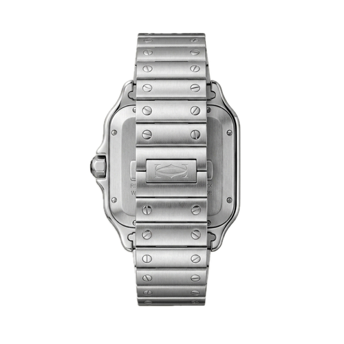 CARTIER SANTOS DE CARTIER WATCH SILVER GREY