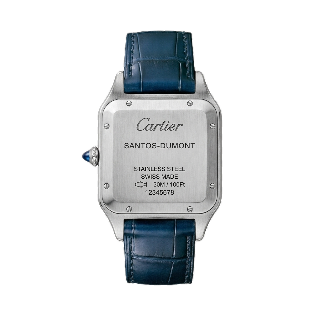 CARTIER SANTOS-DUMONT WATCH BLUE