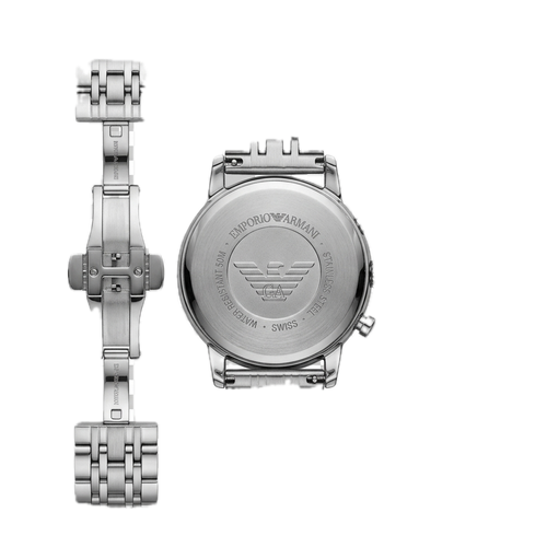 Emporio Armani Chronograph AR11634 (SILVER BROWN)