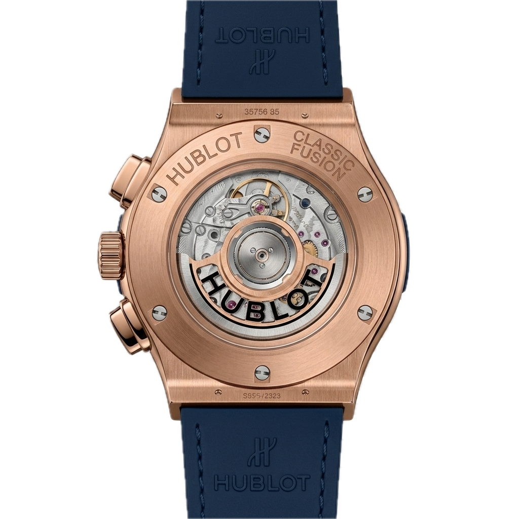 HUBLOT CLASSIC FUSION CHRONOGRAP KING GOLD BLUE