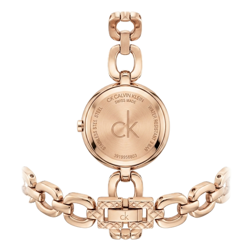 Calvin Klein Women Swiss Jewelry Link Analogue Watch (GOLD)