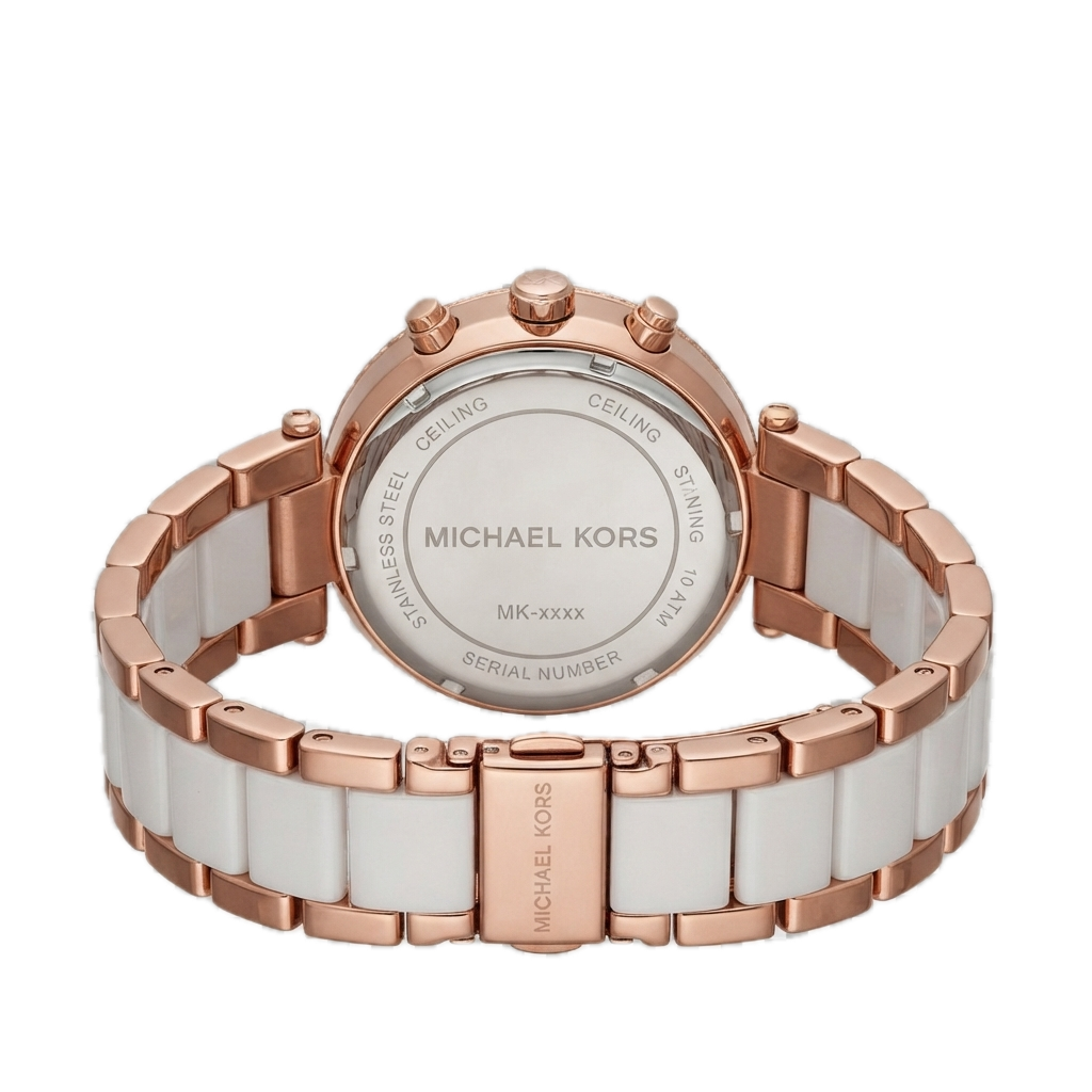MICHAEL KORS - PARKER WATCH (WHITE / ROSEGOLD)