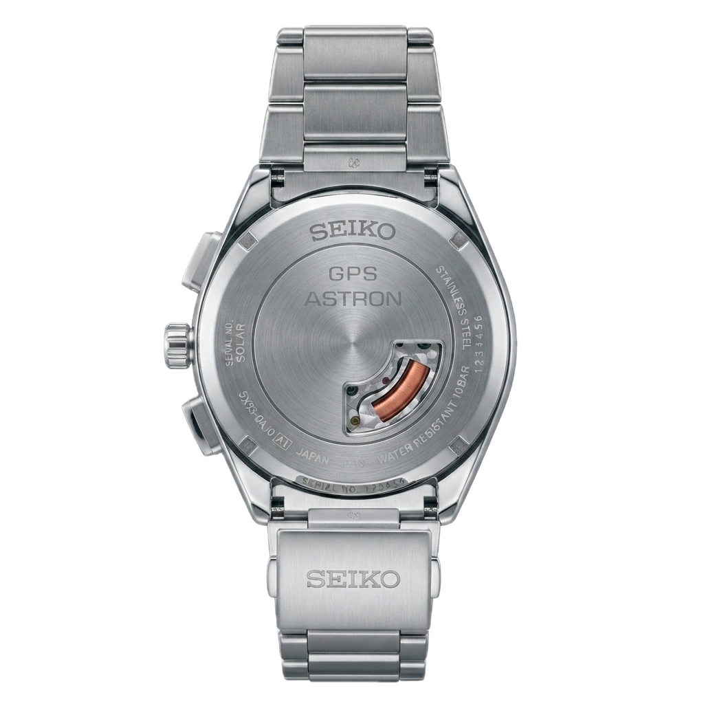 SEIKO ASTRON DUAL TONE SILVER WHITE