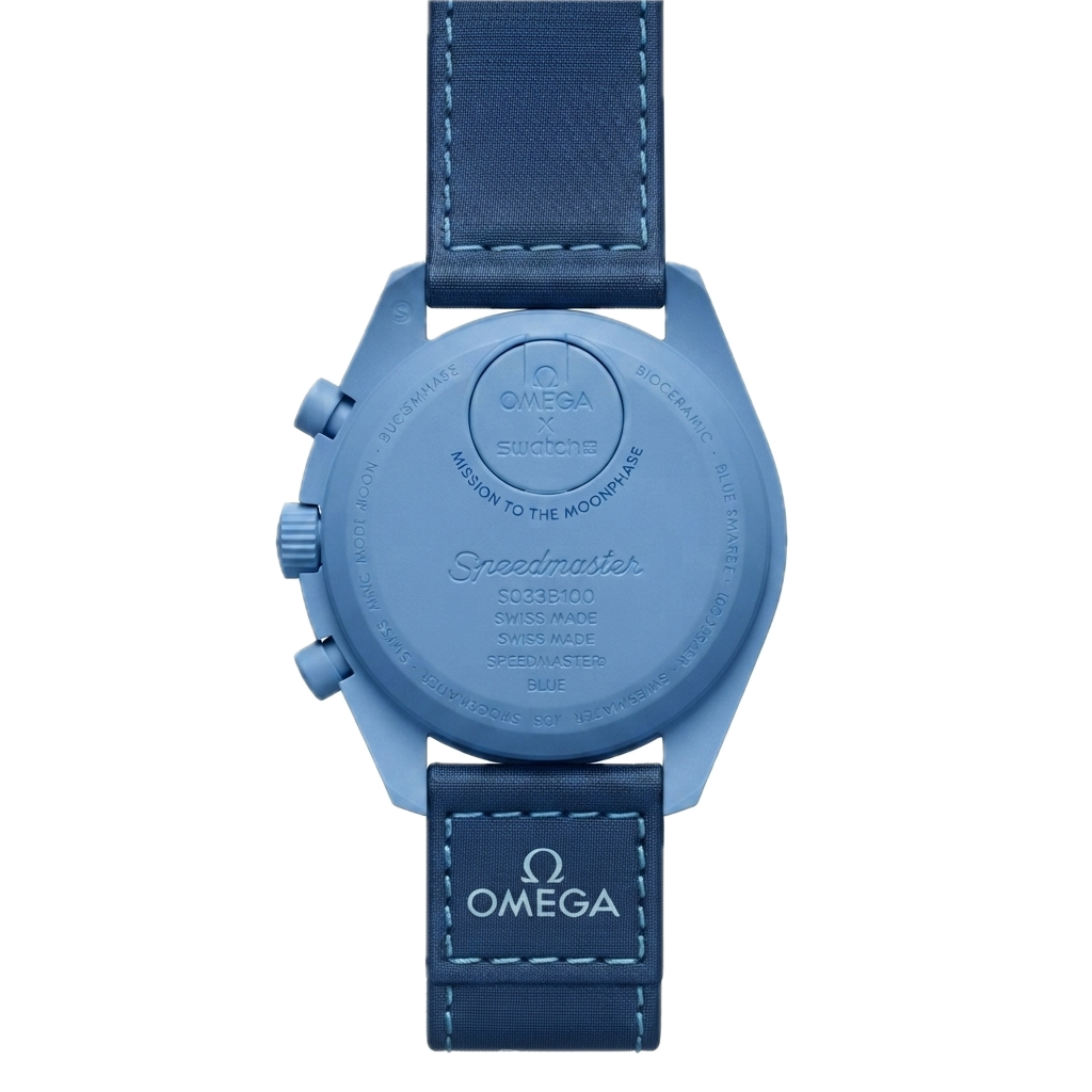 SWATCH X OMEGA BIOCERAMIC MOONSWATCH MISSION TO THE SUPER BLUE MOONPHASE