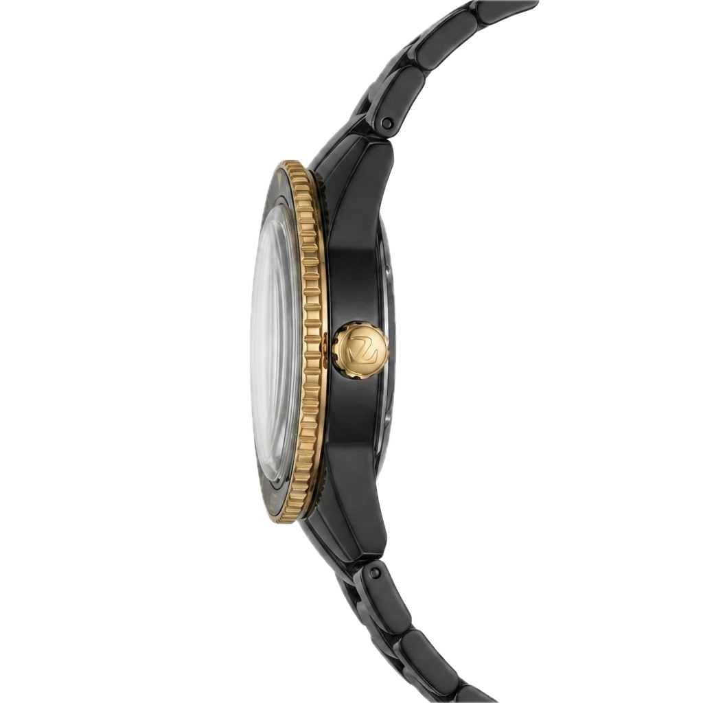 RADO CAPTAIN COOK SKELETON  - BLACK GOLD