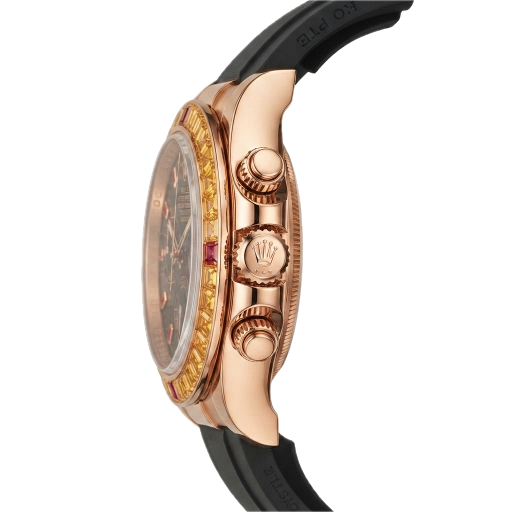 ROLEX DAYTONA COMOGRAPH ORANGE SAPPHIRE – OYSTER FLEX