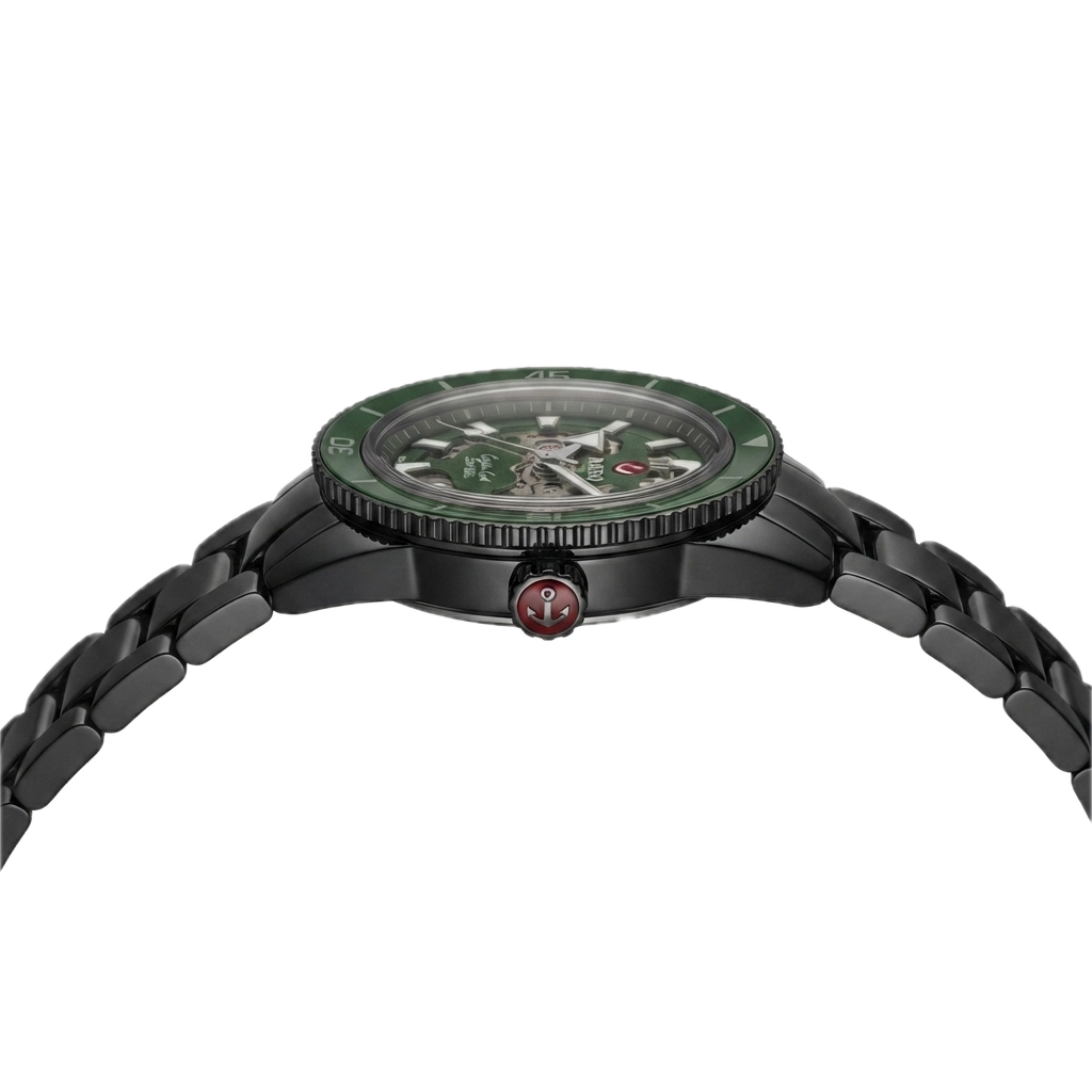 RADO CAPTAIN COOK SKELETON - BLACK GREEN
