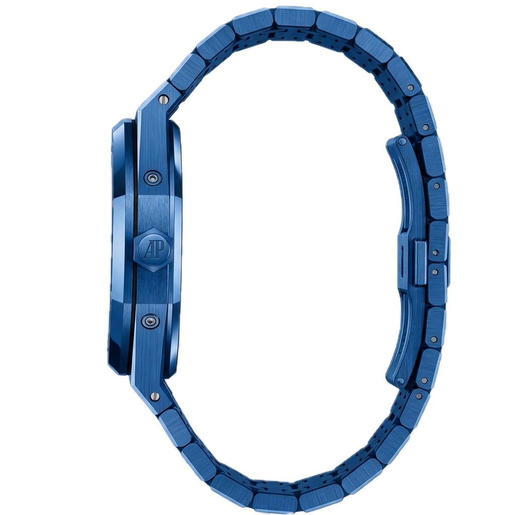 AP -  ROYAL OAK PERPETUAL CALENDAR BLUE