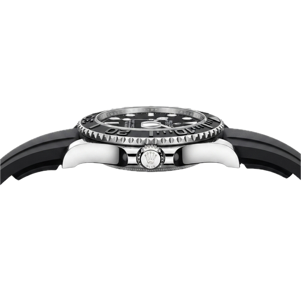 ROLEX YACHT MASTER OYSTER FLEX (BLACK SILVER)