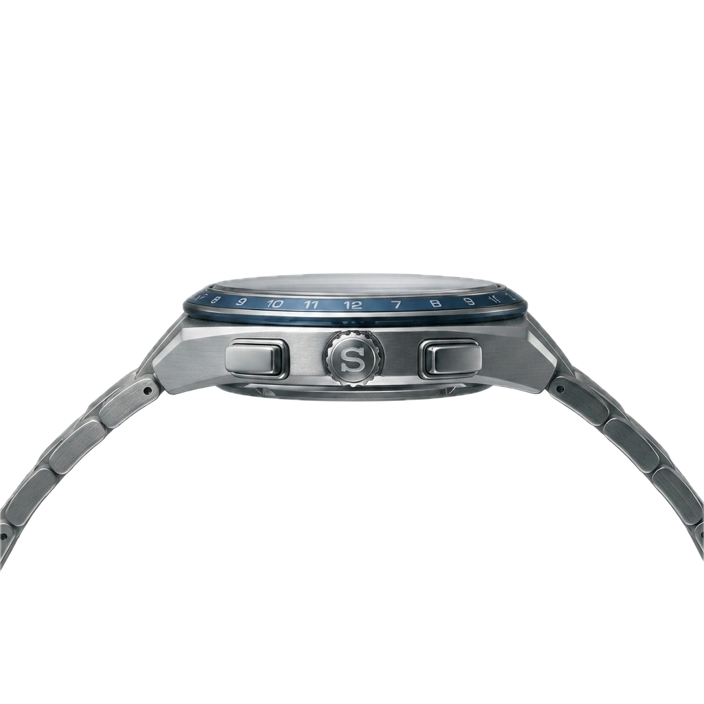 SEIKO ASTRON DUAL TONE SILVER BLUE