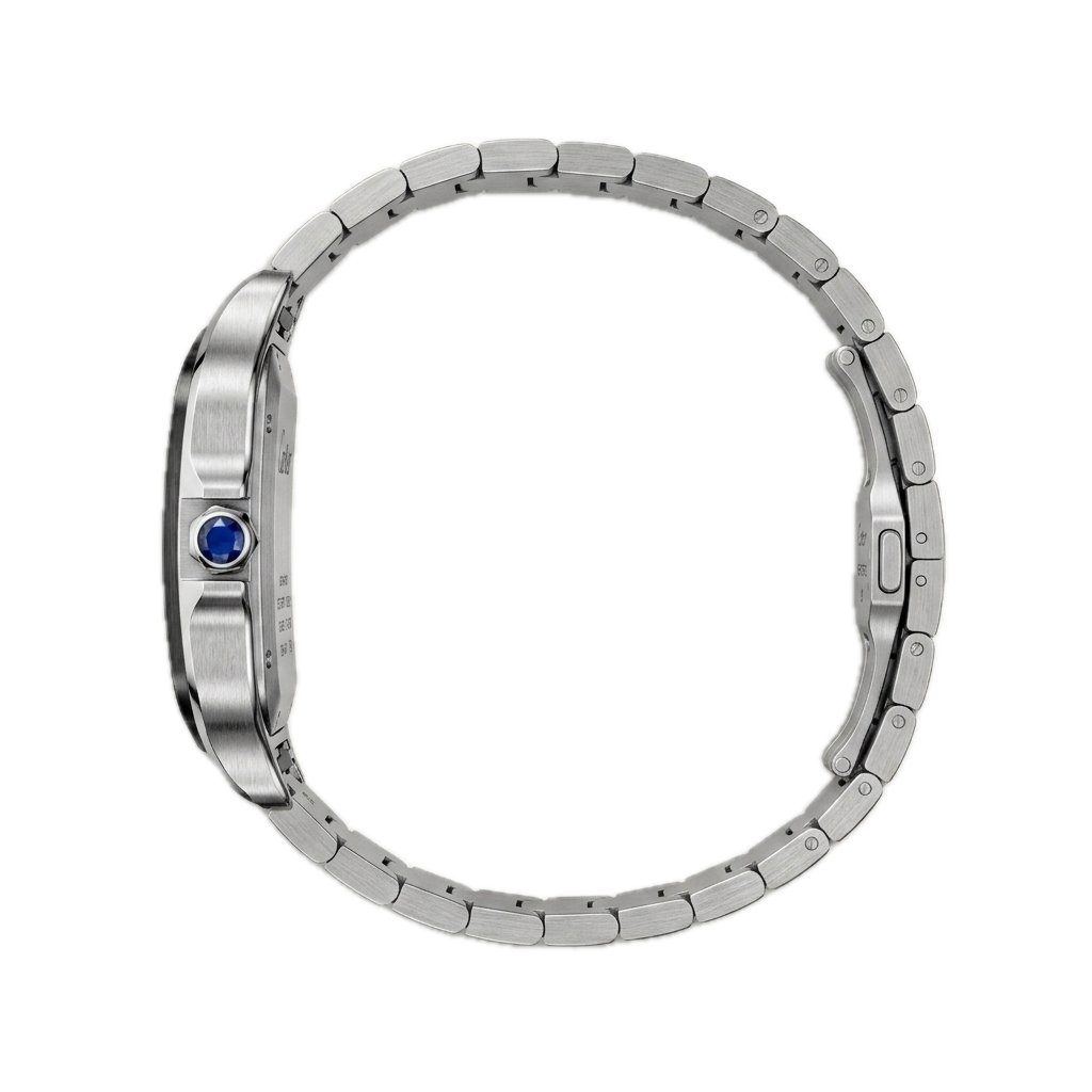 CARTIER SANTOS DE CARTIER WATCH SILVER GREY