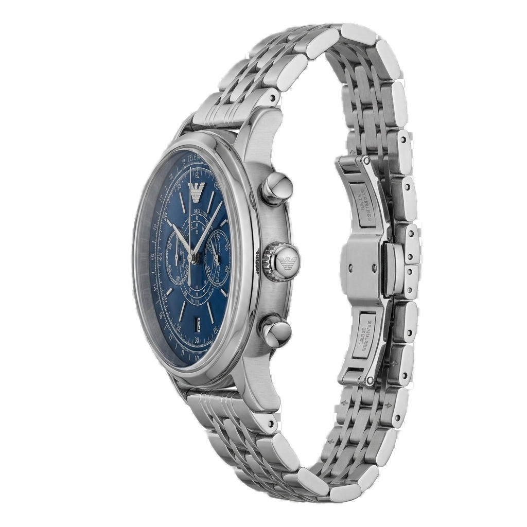 Emporio Armani Chronograph AR11634 (SILVER BLUE)