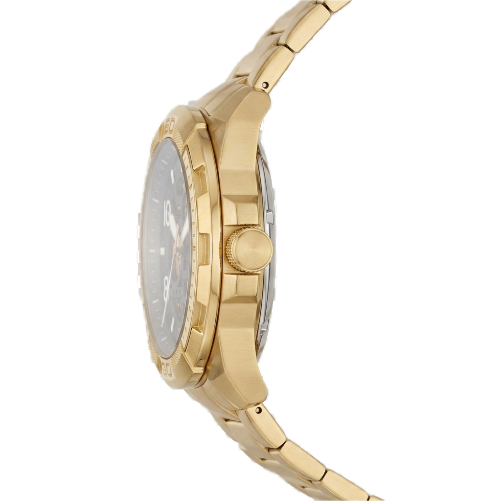 FOSSIL BROWNSMAN AUTOMATIC GOLD TONE STAINLESS STEEL