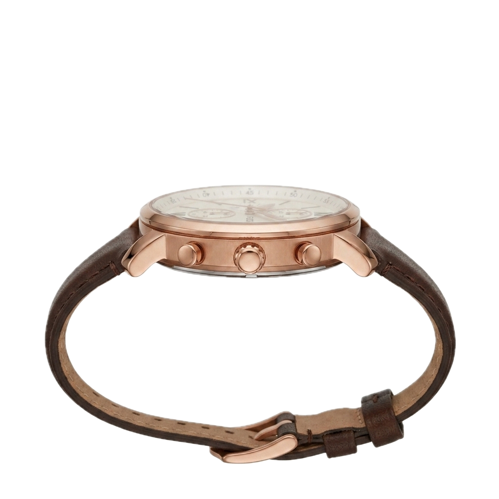 FOSSIL GRANT CHRONOGRAPH BROWN LEATHER WATCH