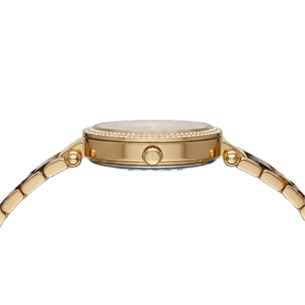 MICHAEL KORS  PARKER PAVE GOLD TONE