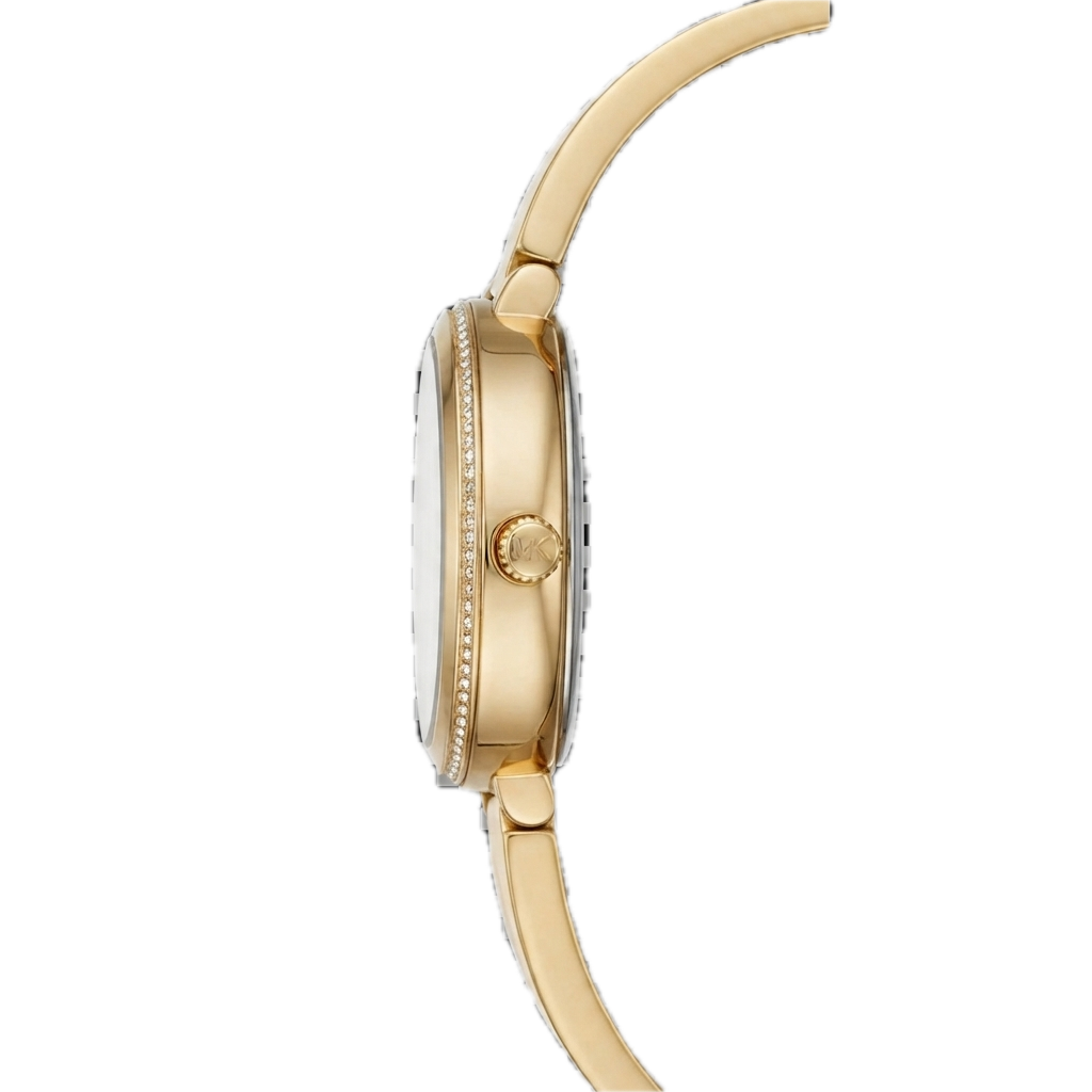 MICHAEL KORS NAIA GOLD-TONE LOGO WATCH