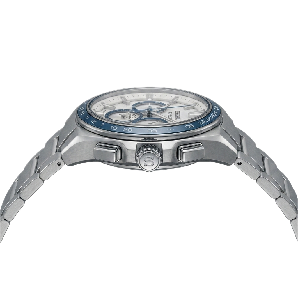 SEIKO ASTRON DUAL TONE SILVER WHITE