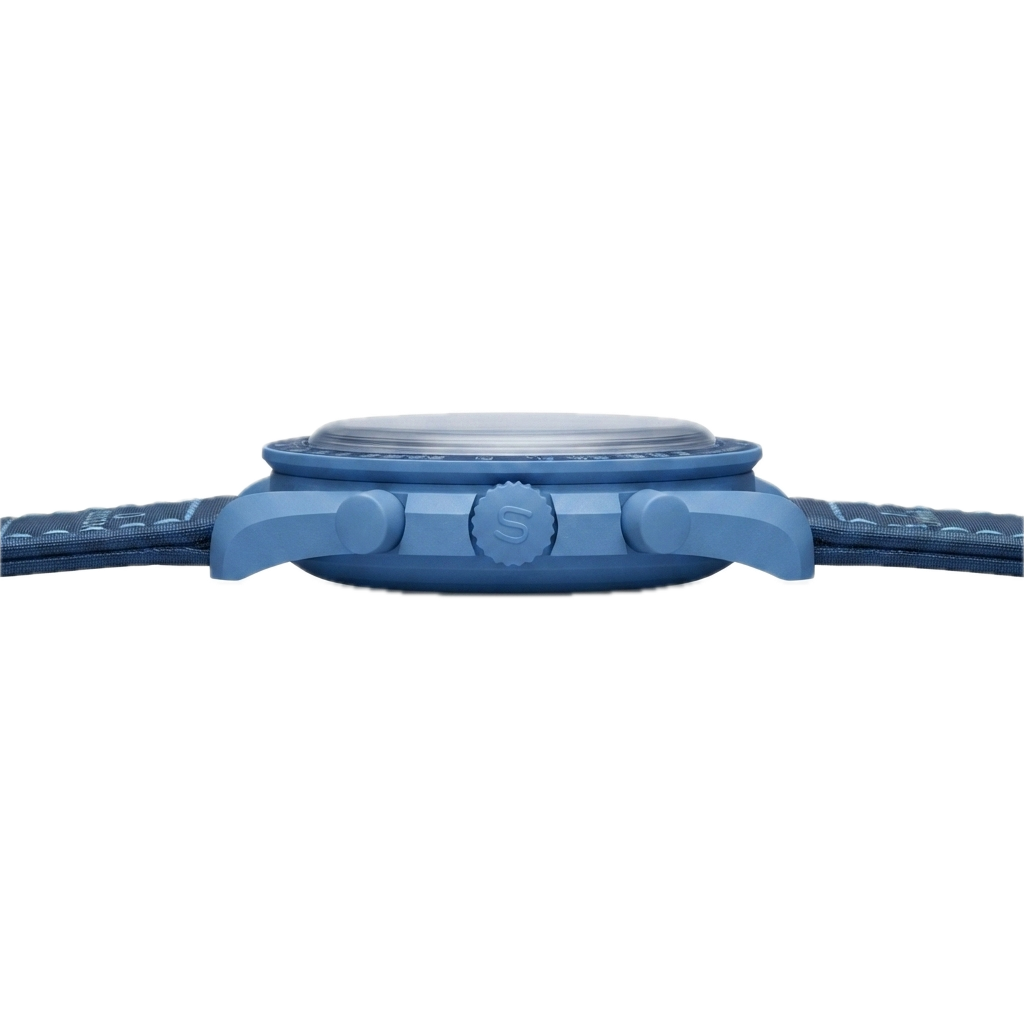 SWATCH X OMEGA BIOCERAMIC MOONSWATCH MISSION TO THE SUPER BLUE MOONPHASE