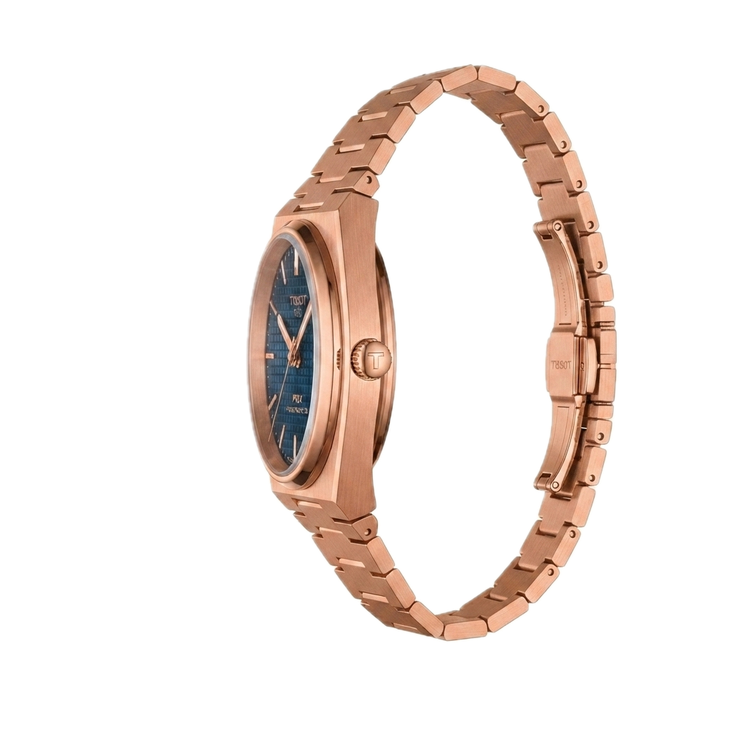TISSOT PRX 1853 POWERMATIC GOLD BLUE