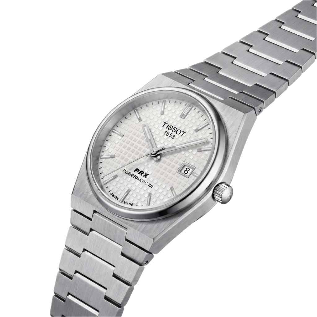 TISSOT PRX 1853 POWERMATIC SILVER WHITE