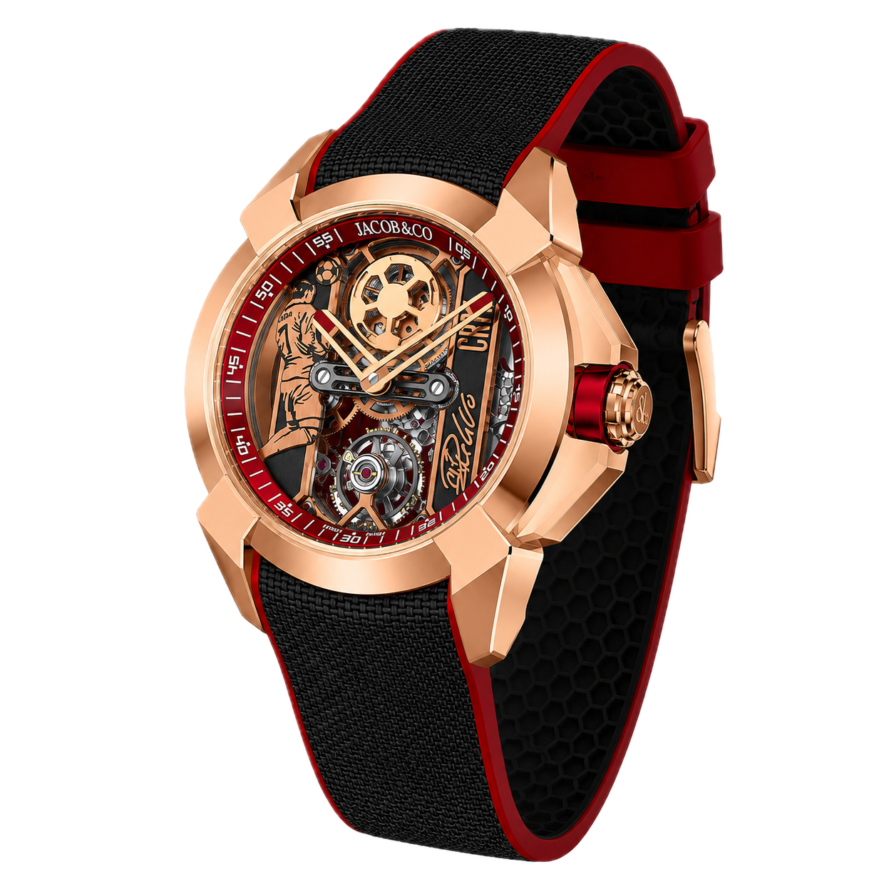 JACOB & CO – CR7 STAINLESS STEEL – ROSE GOLD