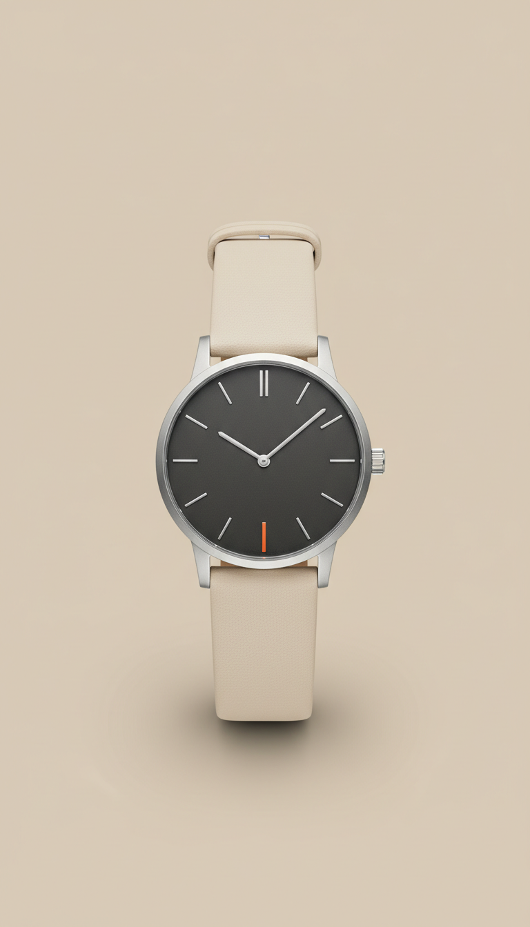 Minimalist Automatic Watch with Branding