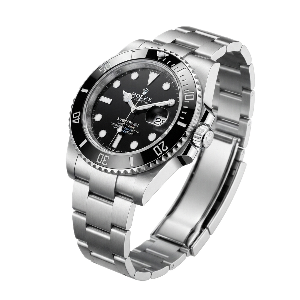 ROLEX SUBMARINER DATE (BLACK - SILVER)