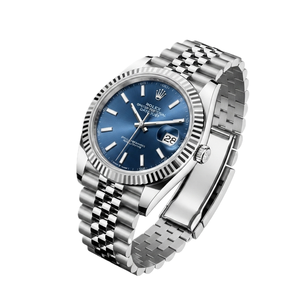 ROLEX  DATE JUST (SILVER BLUE) - VIRAT KOHLI