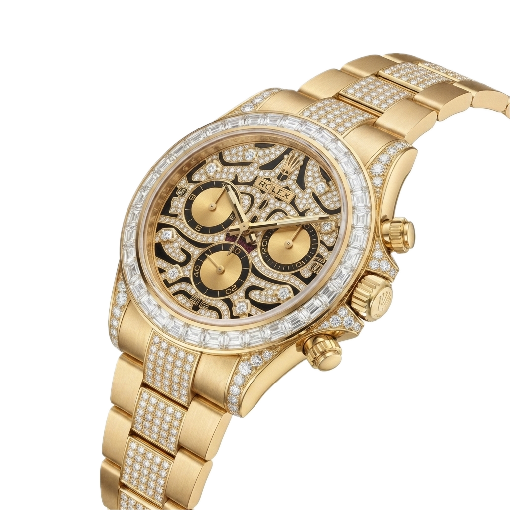 ROLEX DAYTONA EYE OF THE TIGER CHAIN