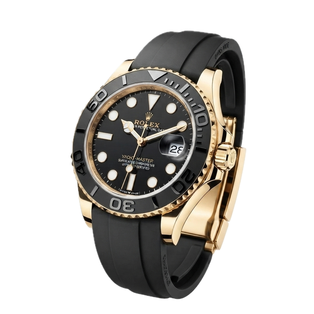 ROLEX YACHT MASTER OYSTER FLEX (GOLD BLACK)