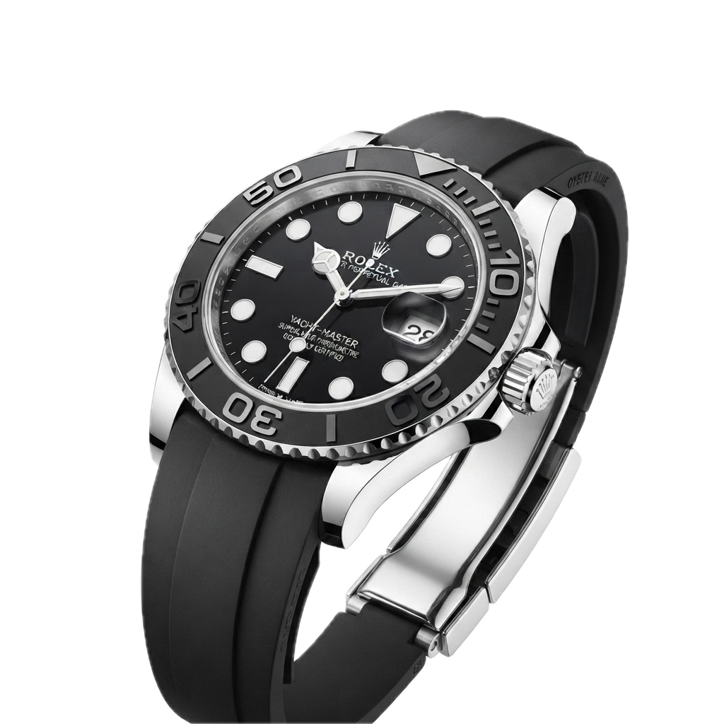 ROLEX YACHT MASTER OYSTER FLEX (BLACK SILVER)