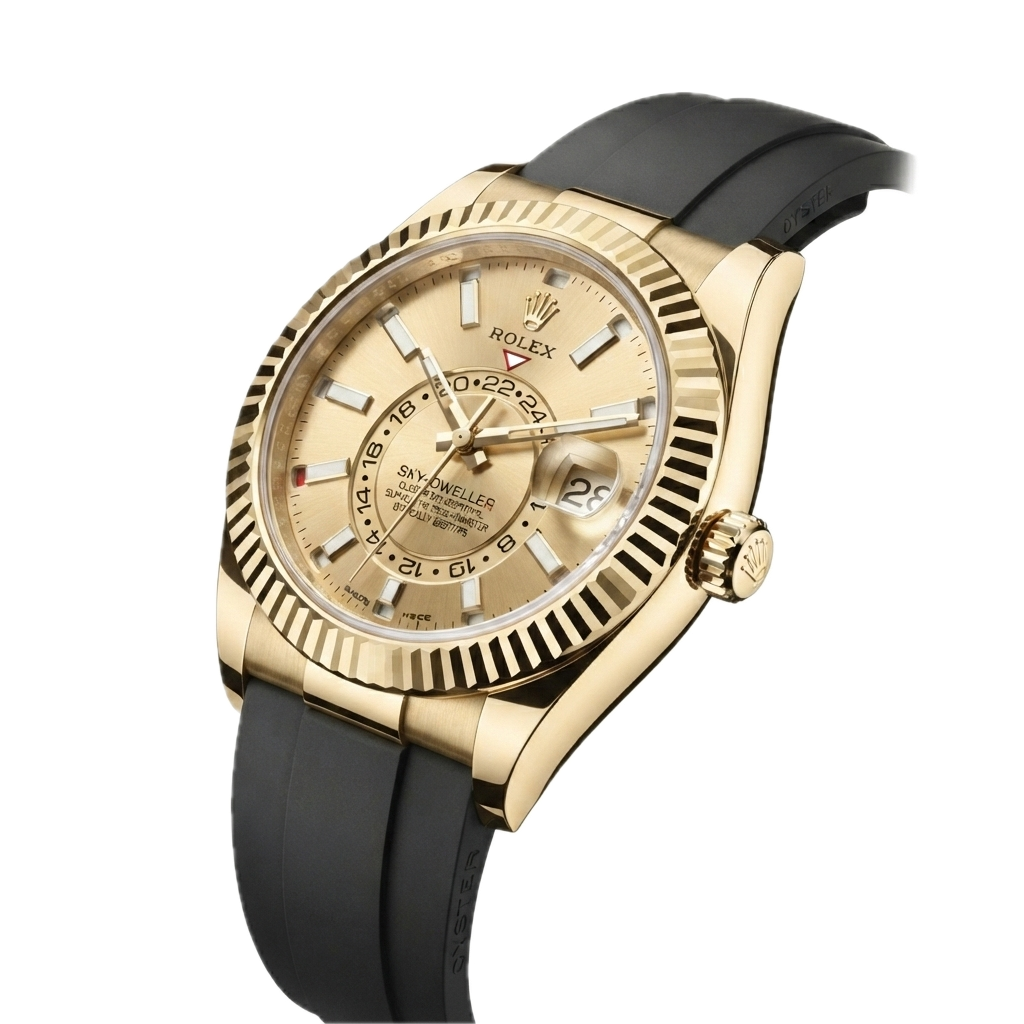 ROLEX SKY DWELLER OYSTERFLEX (GOLD)