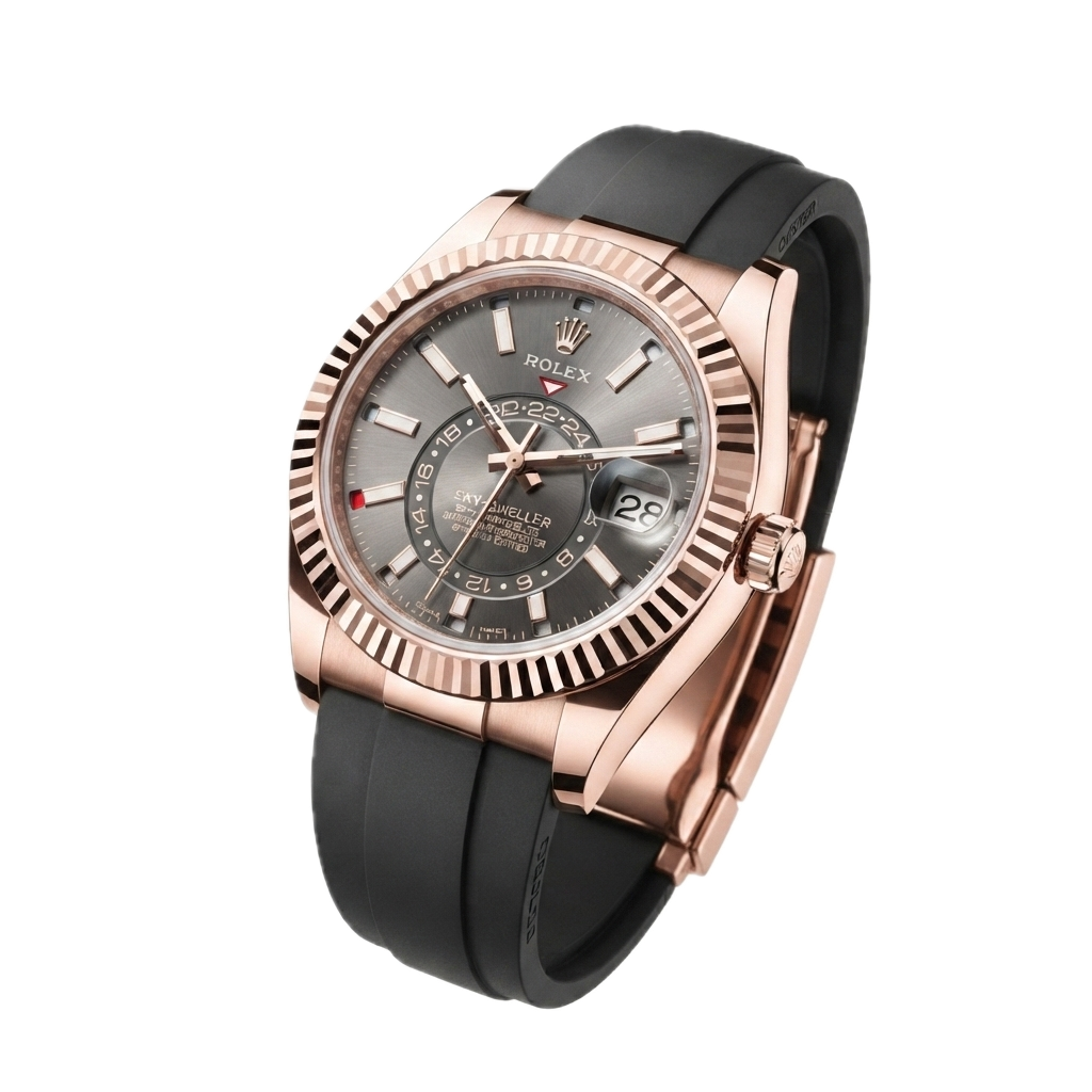 ROLEX SKY DWELLER OYSTERFLEX (GOLD STALE)