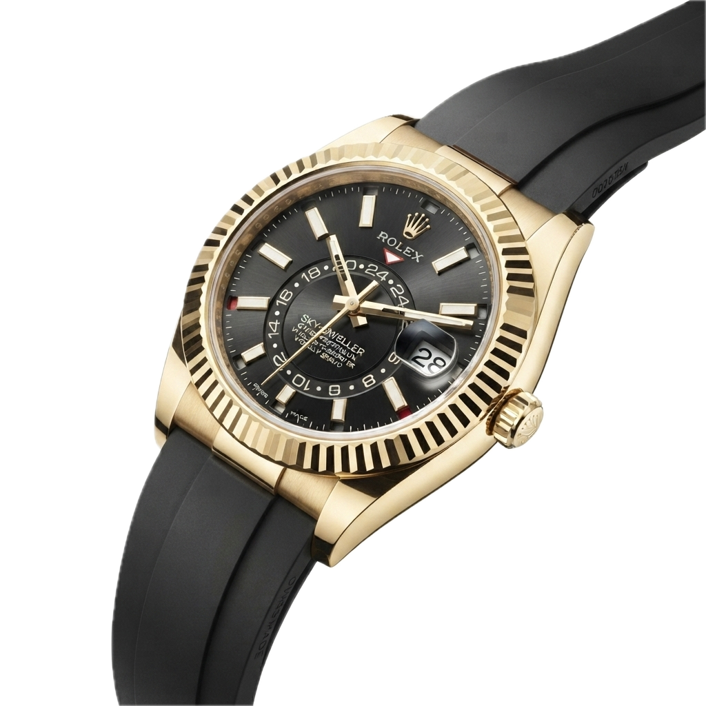 ROLEX SKY DWELLER OYSTERFLEX (GOLD BLACK)