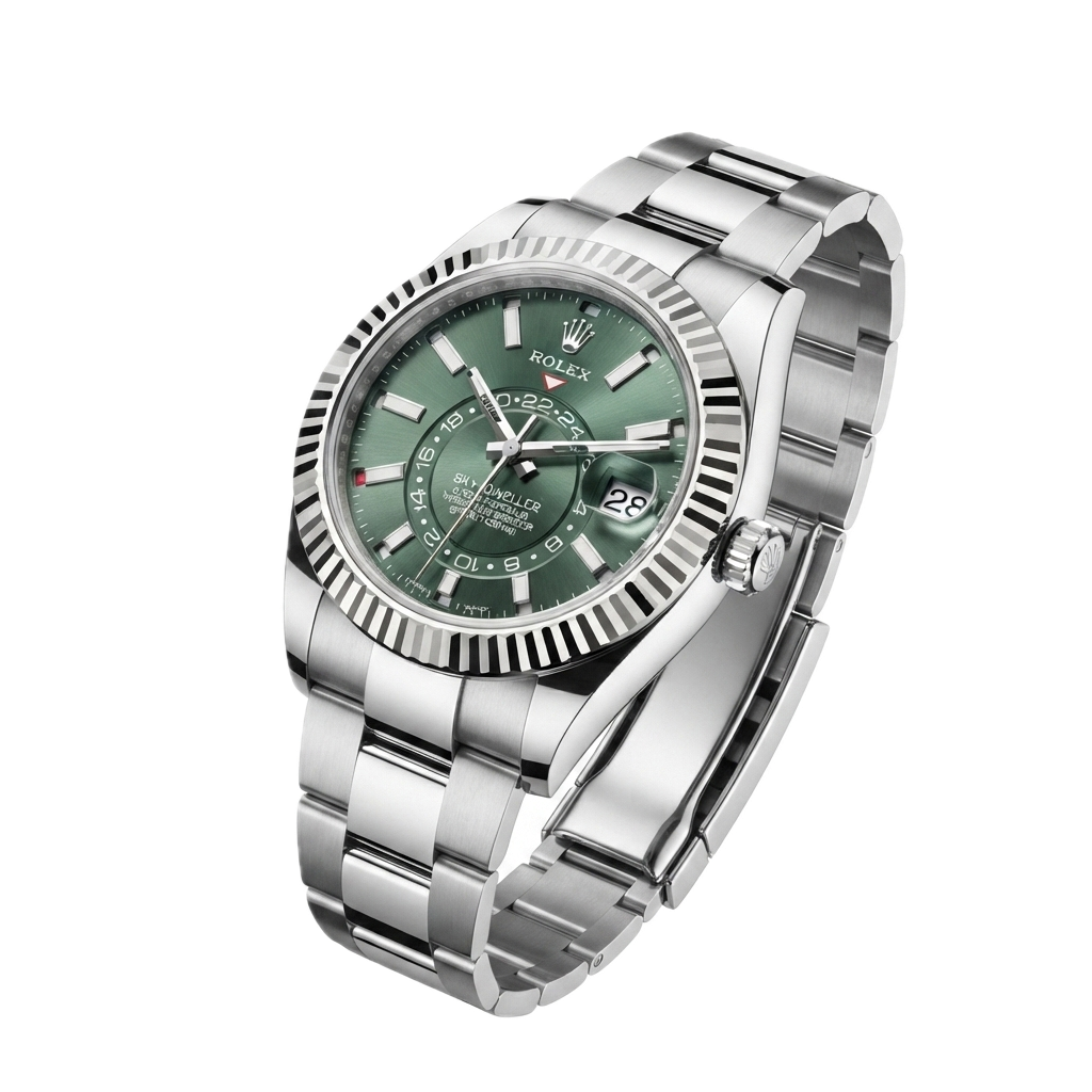 ROLEX SKY DWELLER (SILVER GREEN)