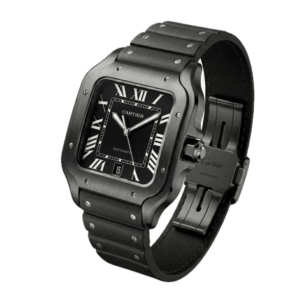 CARTIER SANTOS DE CARTIER WATCH BLACK