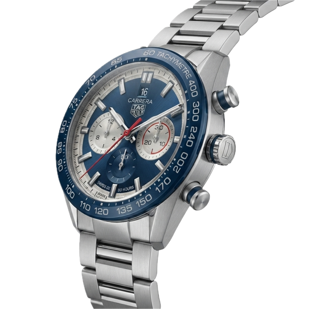 TAG HEUER CARRERA SPORT CHRONOGRAPH (SILVER BLUE)
