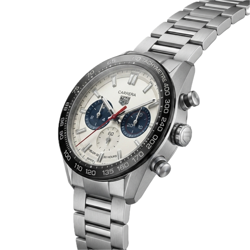 TAG HEUER CARRERA SPORT CHRONOGRAPH (SILVER WHITE)