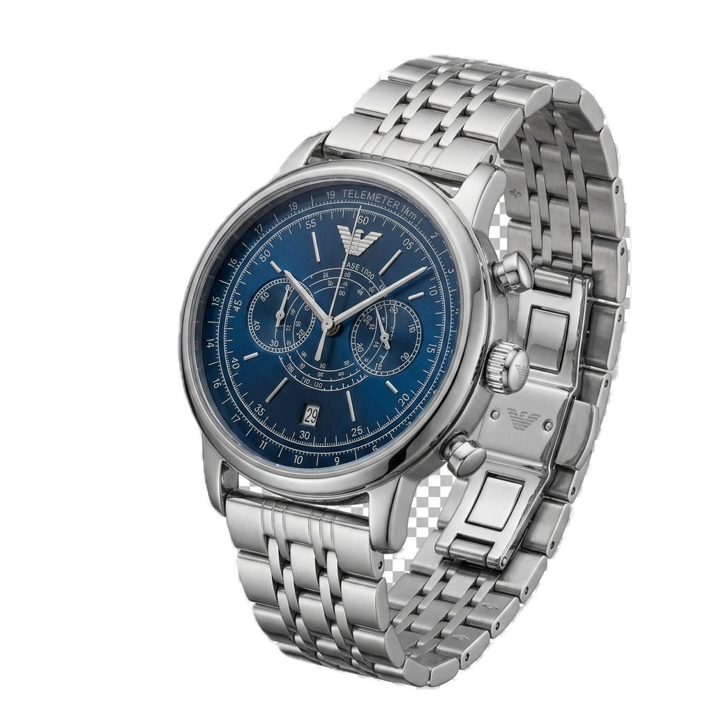 Emporio Armani Chronograph AR11634 (SILVER BLUE)