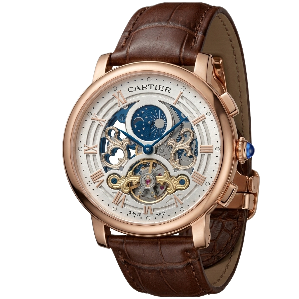 CARTIER BALOON OPEN HEART AUTOMATIC