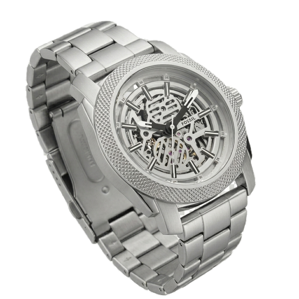 FOSSIL MACHINE AUTOMATIC SILVER STAINLESS STEEL