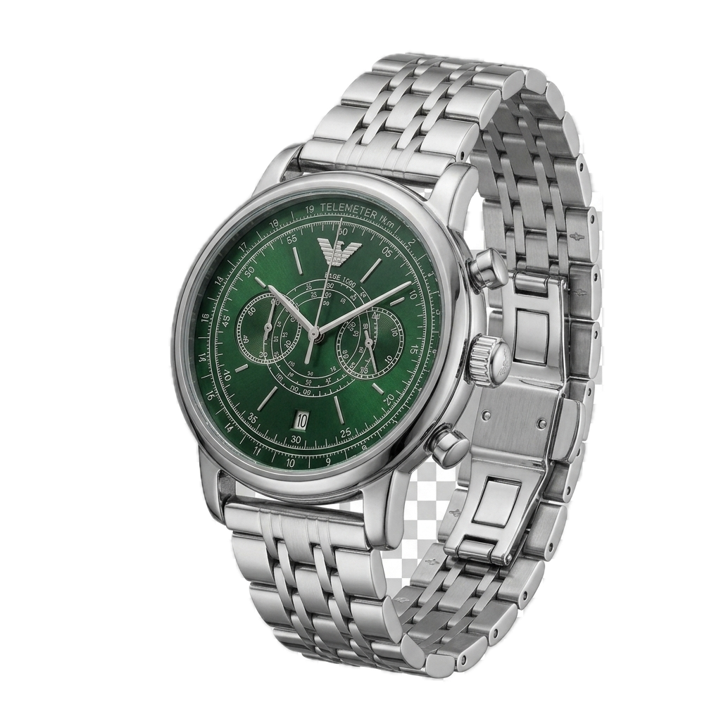 Emporio Armani Chronograph AR11634 (SILVER BROWN)