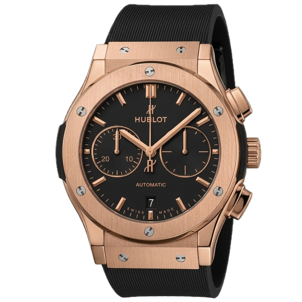 HUBLOT CLASSIC FUSION CRONOGRAPH KING GOLD BLACK