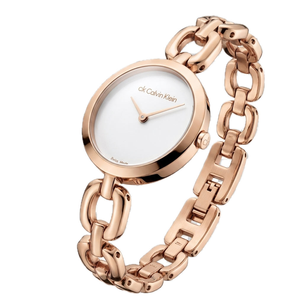Calvin Klein Women Swiss Jewelry Link Analogue Watch (GOLD)