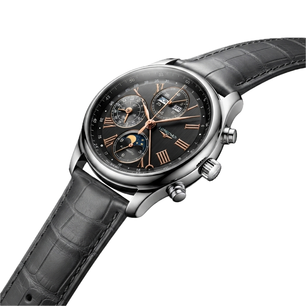 LONGINES MASTER COLLECTION CHRONO MOONPHASE – ANTHRACITE