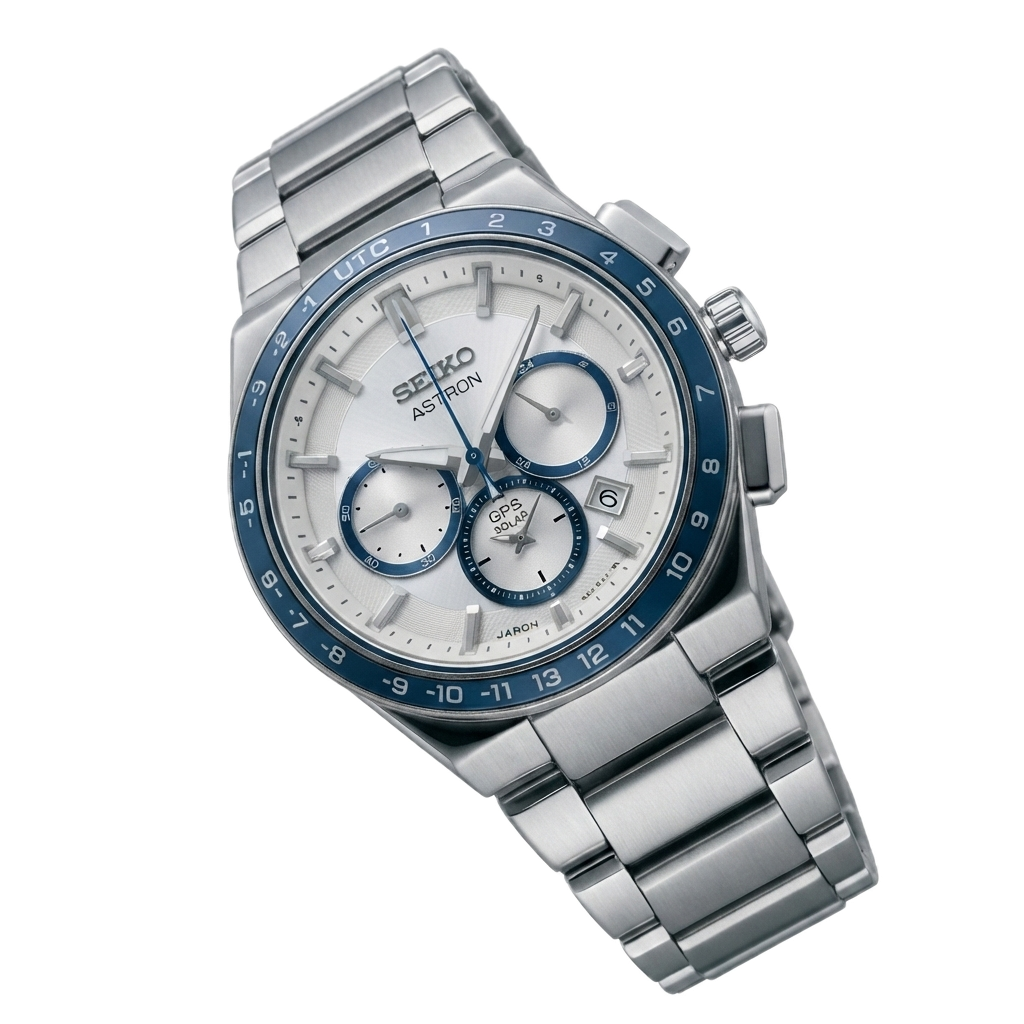 SEIKO ASTRON DUAL TONE SILVER WHITE