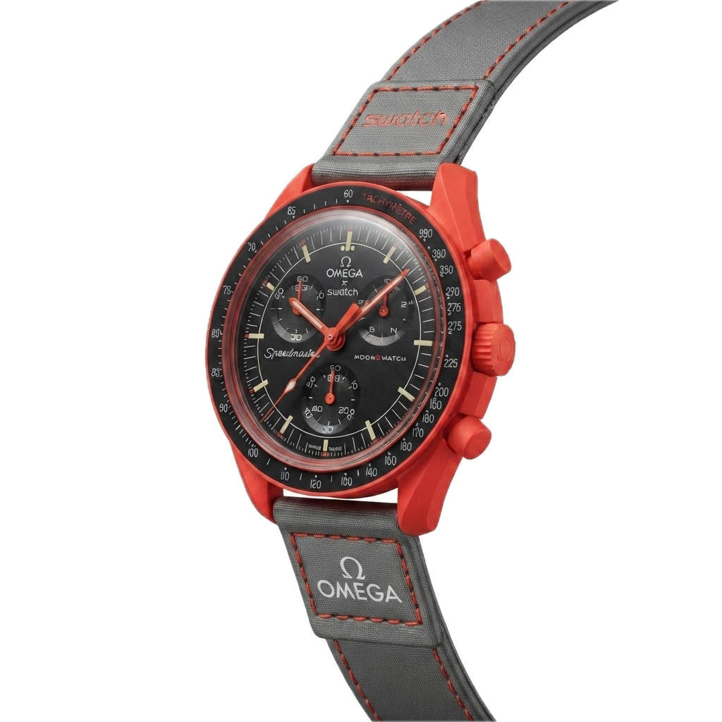 SWATCH X OMEGA BIOCERAMIC MOONSWATCH MISSION ON EARTH - LAVA