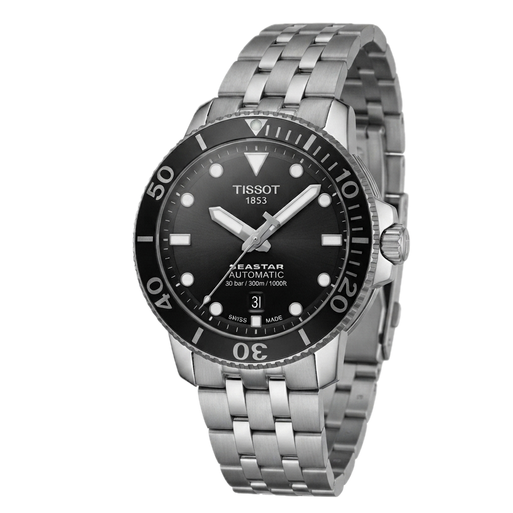 TISSOT SEASTER 1000 POWERMATIC 80 - SILVER BLACK