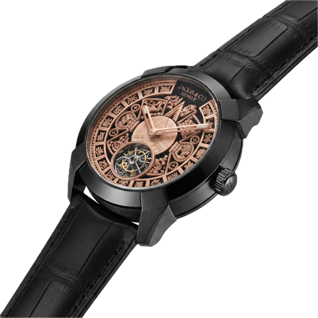 JACOB & CO PIONEER TOURBILLION AZTECH BLACK